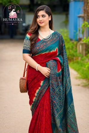 প্রিমিয়াম চান্দেরী সিল্ক শাড়ি